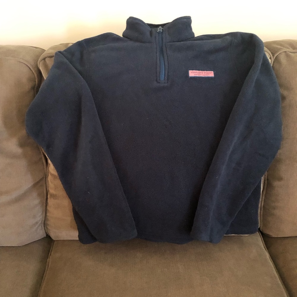 Vineyards Vines navy 1/4 zip fleece- Children’s XL